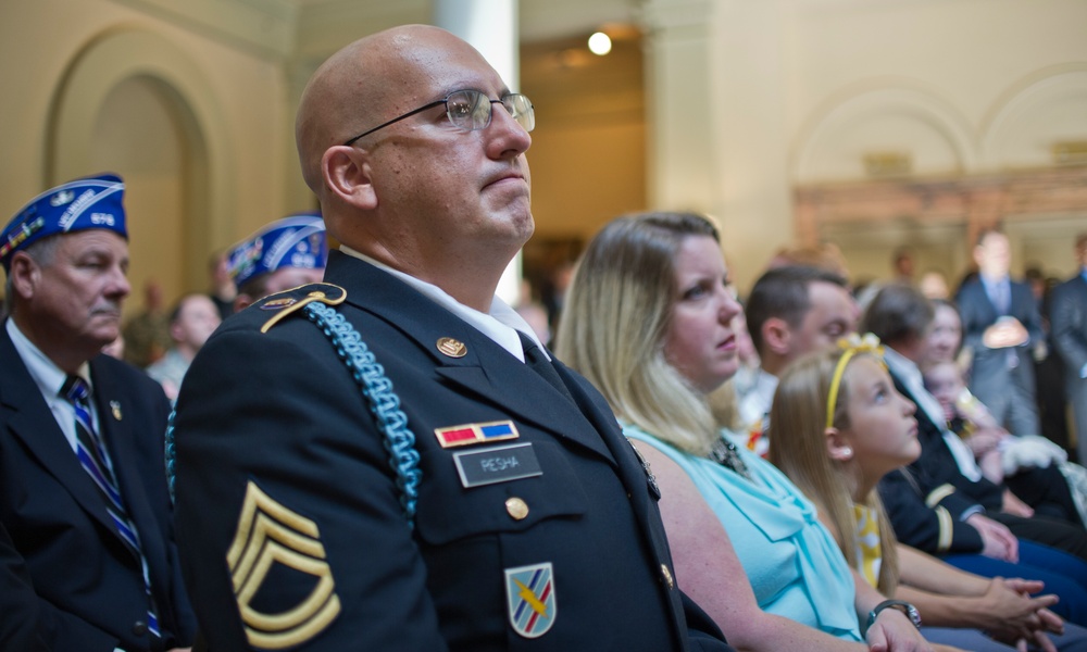 Georgia Guardsmen honored during Purple Heart Cermony