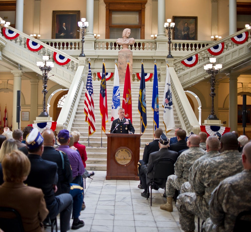 Georgia Guardsmen honored during Purple Heart Ceremony