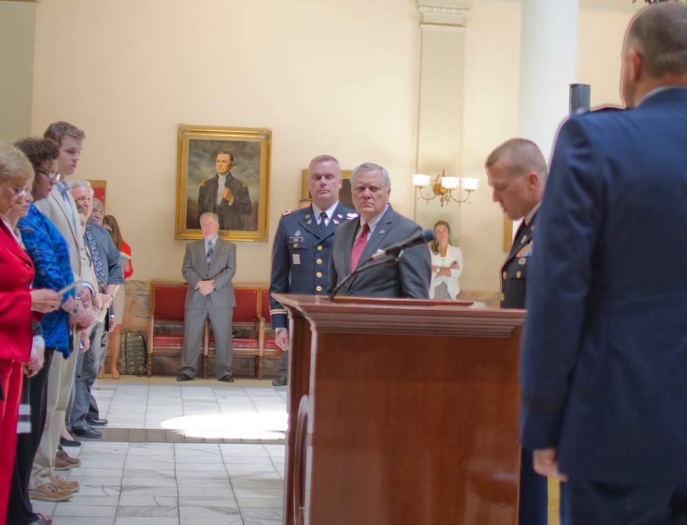 Georgia Guardsmen honored during Purple Heart Ceremony at State Capitol