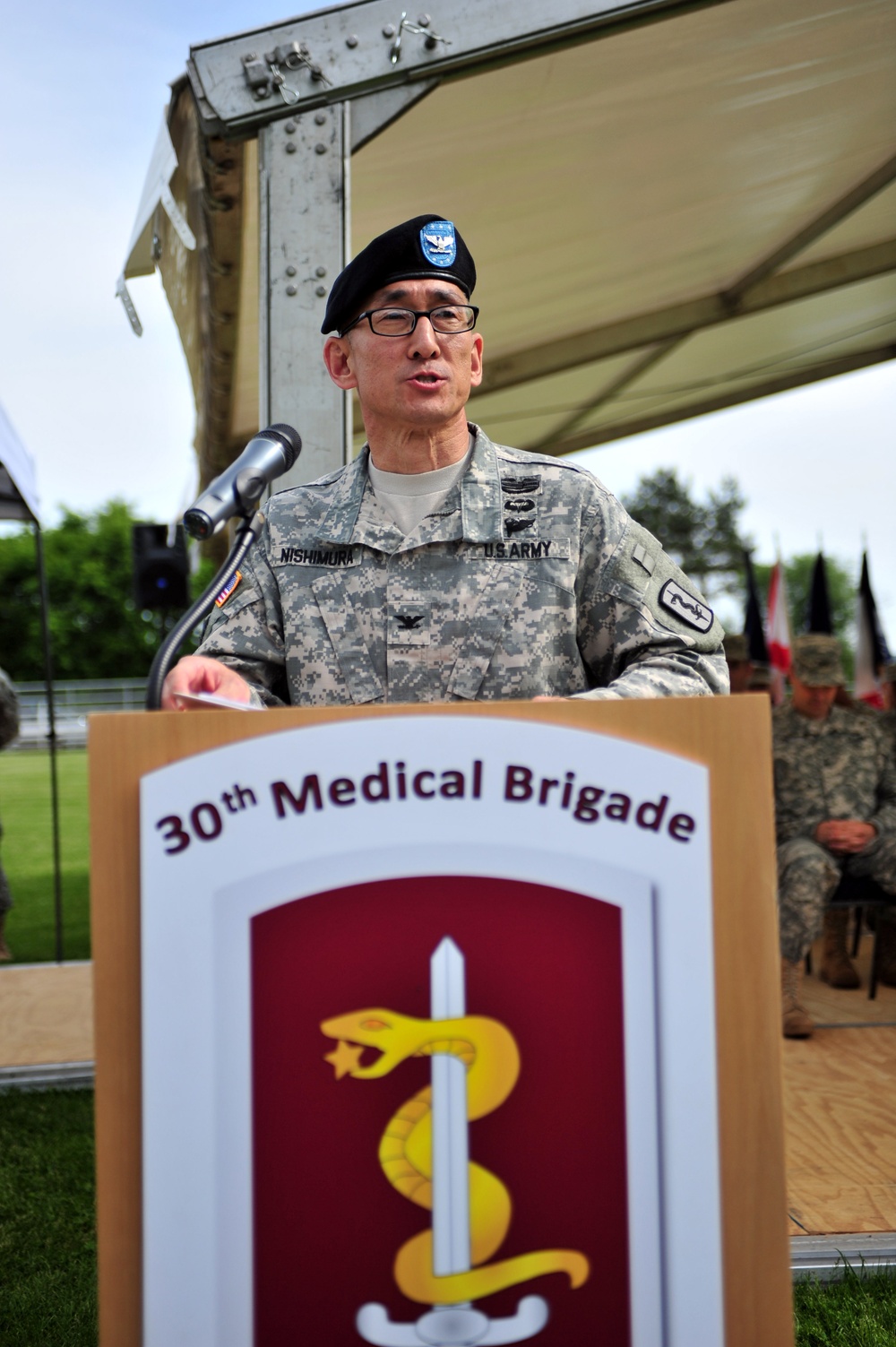 30th Med. Bde. hosts change of command ceremony