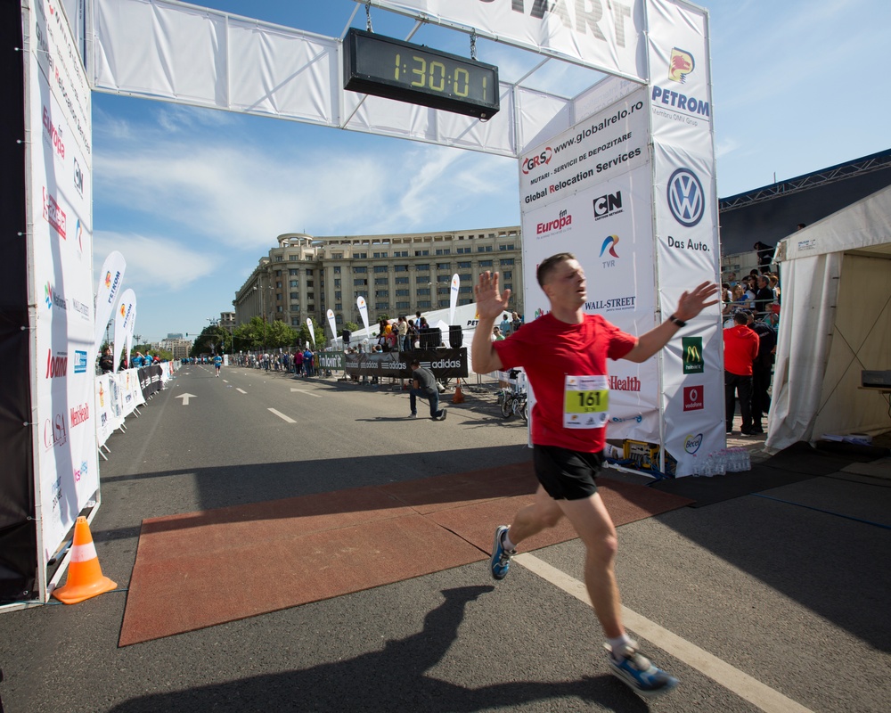 Black Sea Rotational Force Marines Compete in Petrom Bucharest International Half Marathon