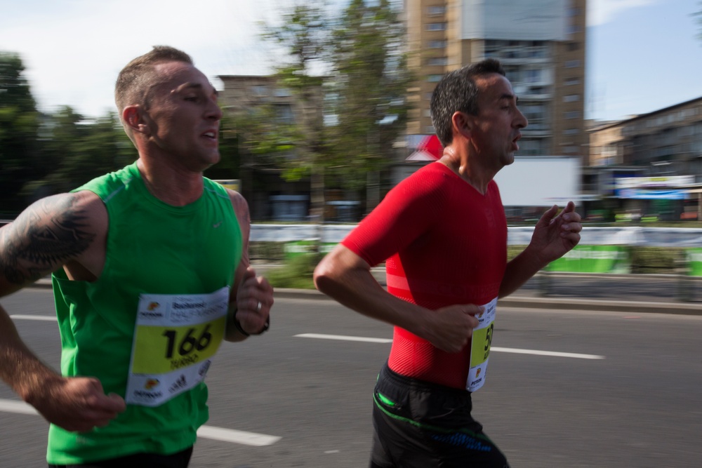 Black Sea Rotational Force Marines Compete in Petrom Bucharest International Half Marathon