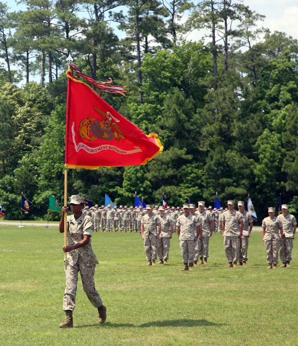 2nd Law Enforcement Battalion Change Of Command Ceremony