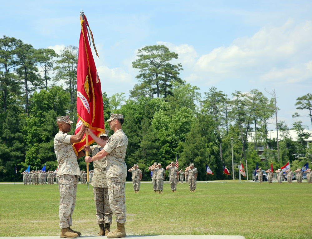 2nd Law Enforcement Battalion Change Of Command Ceremony