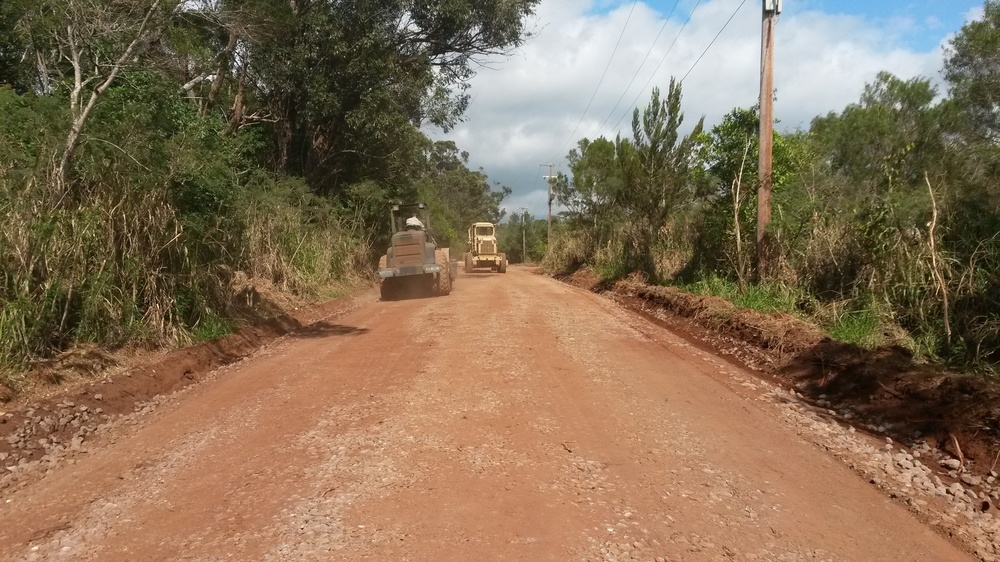 Army engineers improve roads, demolition range