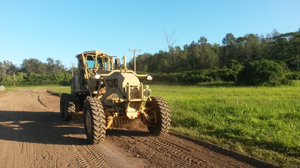 Army engineers improve roads, demolition range