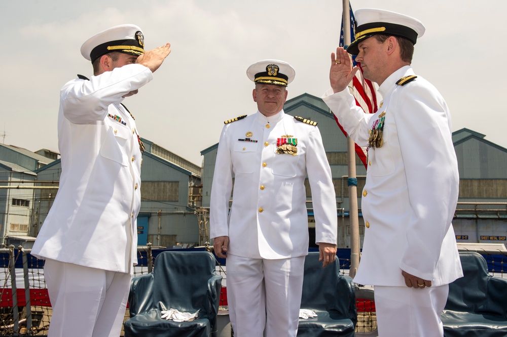 Stethem bids farewell, welcomes new commanding officer