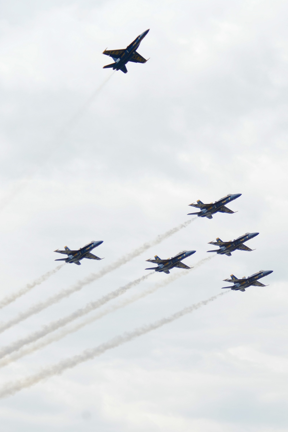 Blue Angels perform missing man formation