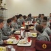 Maj. Gen. Vandal visits Thunder Inn to talk to 70th BSB Soldiers
