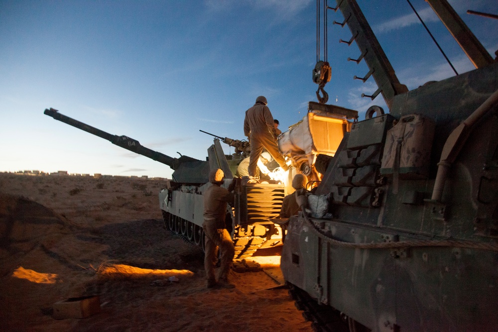 1st Tank Battalion, Exercise Desert Scimitar 2014