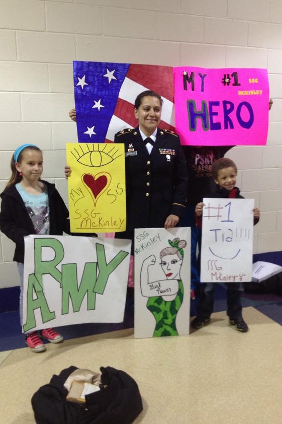 Family gathers in support of soldier recognition