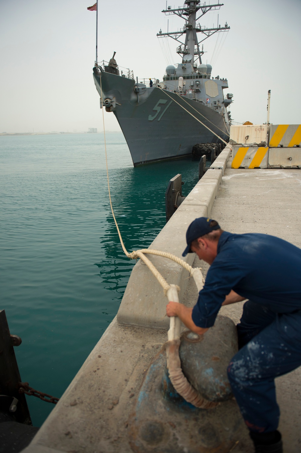 USS Arleigh Burke departs Manama