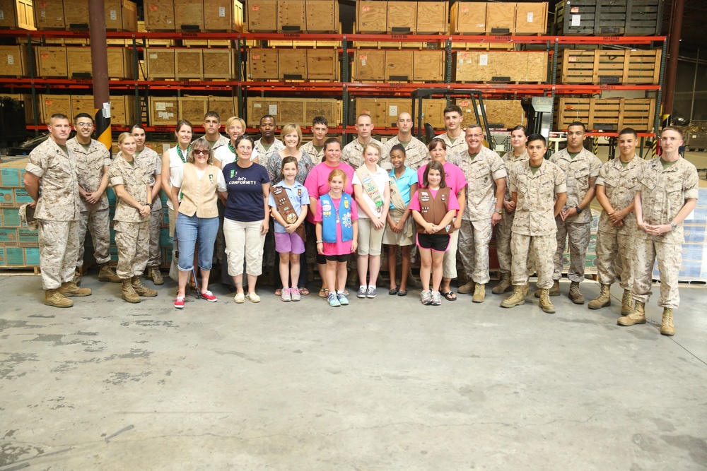 ‘Operation Cookie Drop’ brings Girl Scout Cookies to Cherry Point
