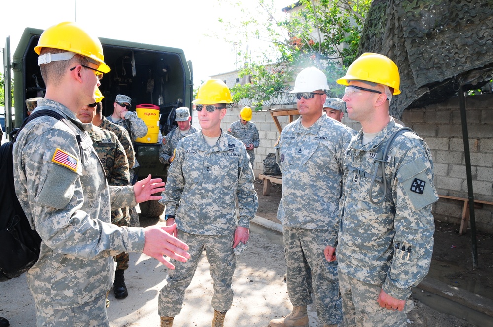 Maj. Gen. DiSalvo visits BTH