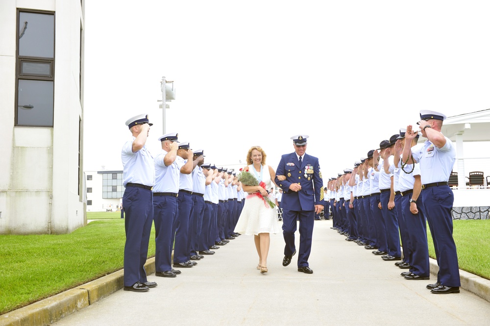 11th master chief petty officer of the Coast Guard retires