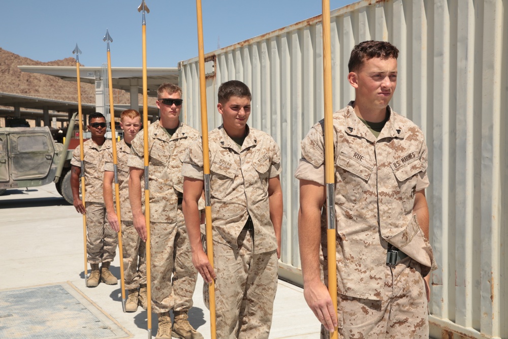 NCO's sharpen guidon manual skills