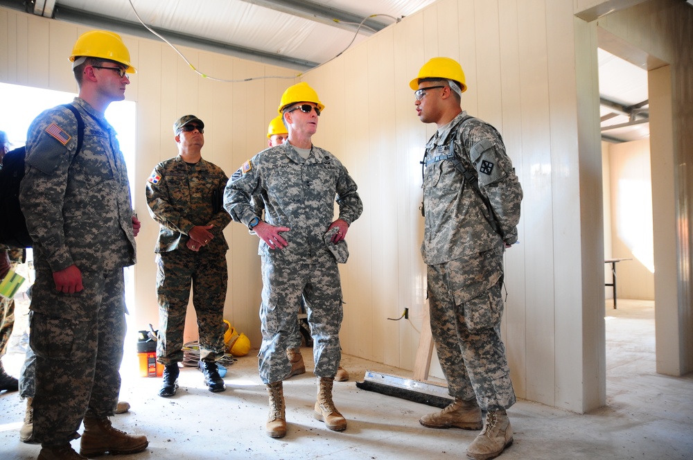 Maj. Gen. DiSalvo visits BTH