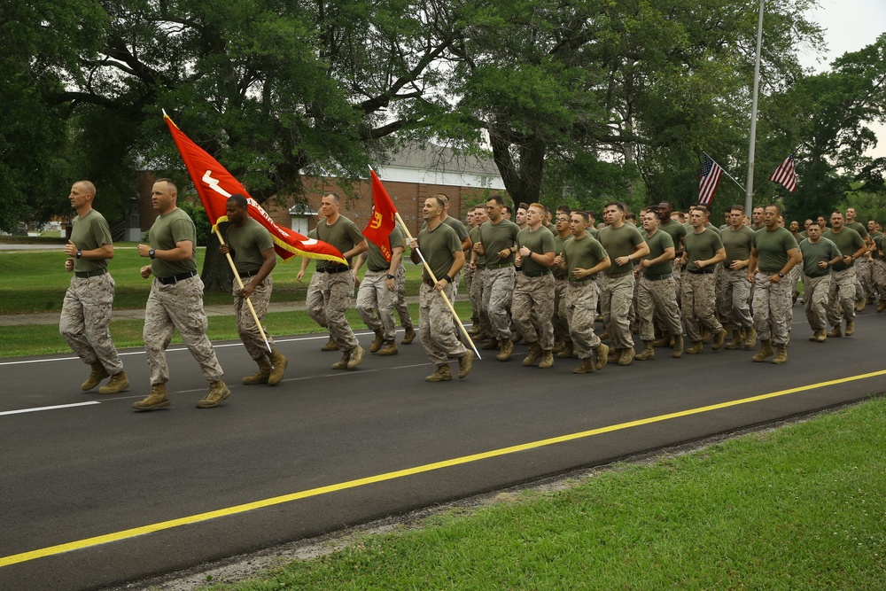 2nd Marine Division conducts motivational run