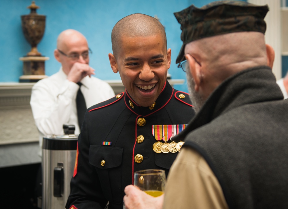 Mayor Bill de Blasio Welcomes Troops to New York