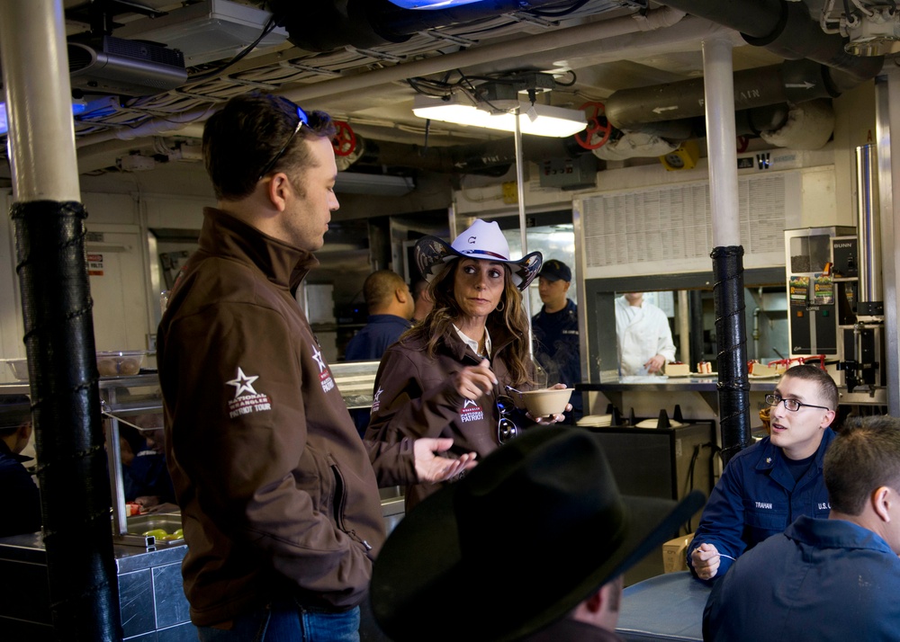 USO Wrangler National Patriot Tour visits Port Angeles Coast Guard units