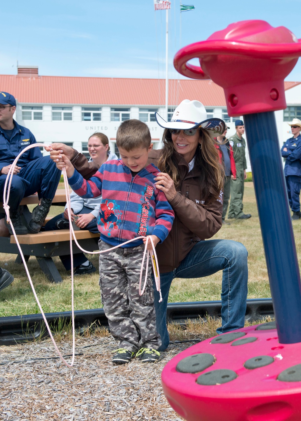 USO Wrangler National Patriot Tour visits Port Angeles Coast Guard units