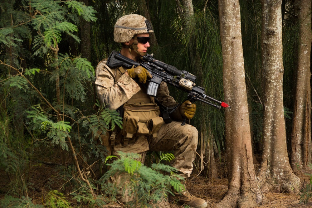 Kilo Company conducts MOUT raids