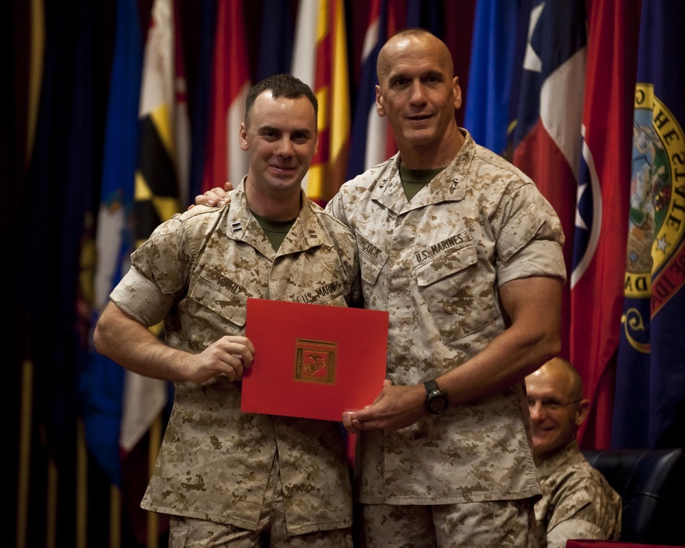 16th annual Graduation Exercise for the Command and Staff College and Expeditionary Warfare School Distance Education Program 2014