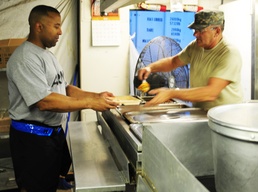 Supporting the troops through food service
