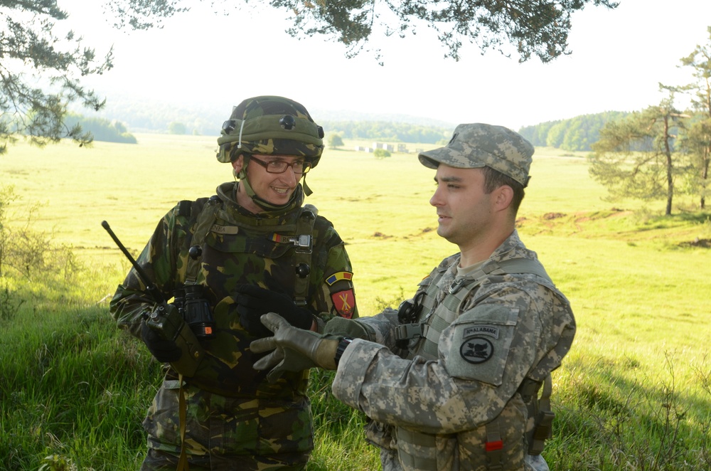 Student becomes the teacher: Romanian army takes command of US forces during Combined Resolve II