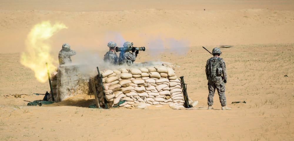 AT-4 live fire with 642nd ASB