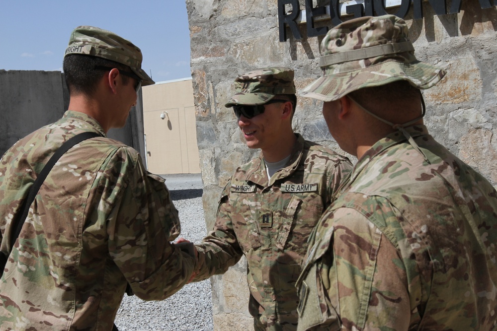 Brothers unite for promotion ceremony in Afghanistan