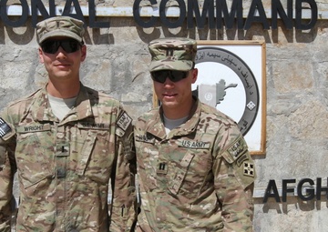 Brothers unite for promotion ceremony in Afghanistan