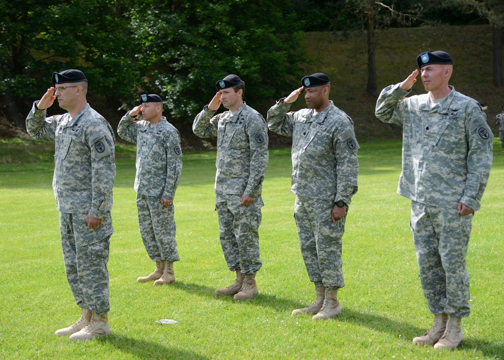 ERMC change of command ceremony