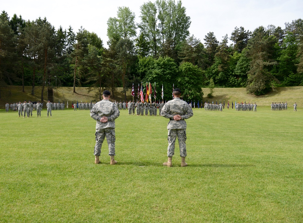 ERMC change of command ceremony