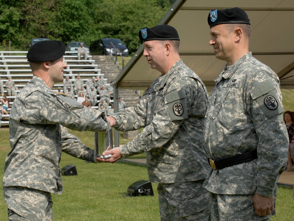 ERMC change of command ceremony