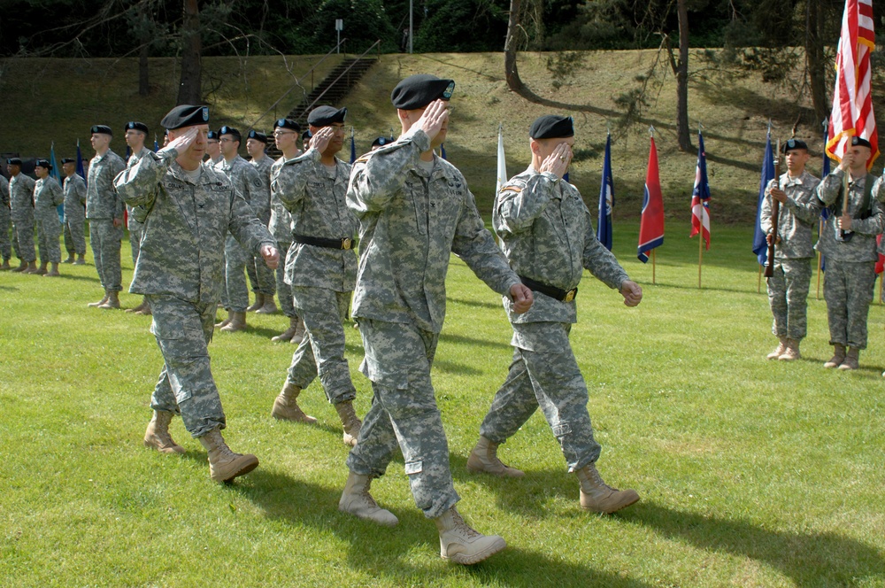 ERMC change of command ceremony