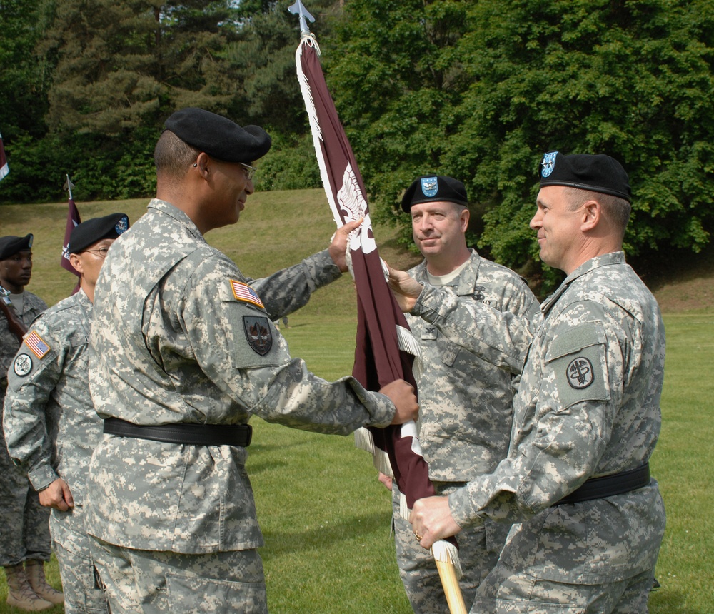 ERMC change of command ceremony