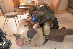 American and Slovenian Soldiers join together at Combined Resolve II