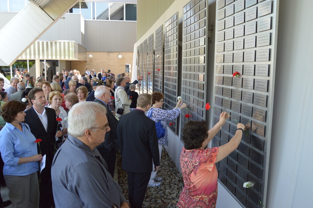 Legacy Data Plate Wall of Honor Tribute Ceremony