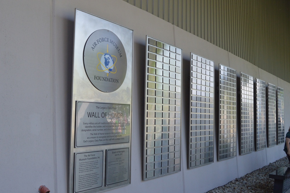 Legacy Data Plate Wall of Honor Tribute Ceremony