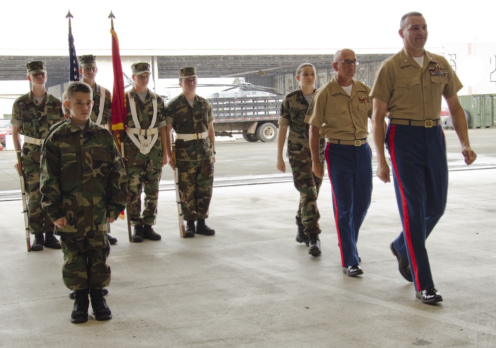 Pyramid Rock Young Marines induct recruits