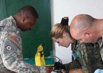 7th CSC Soldiers train Kosovo HAZMAT unit
