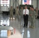 Secretary of the Army performs impromptu reenlistment in Latvia