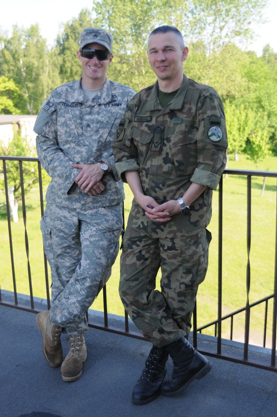 173rd Airborne paratroopers hold mortar training drills on Polish soil