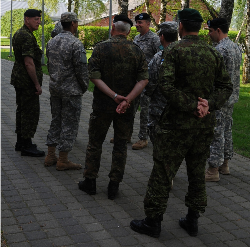 Allied forces come together for ground-forces training exercise in Paldiski, Estonia