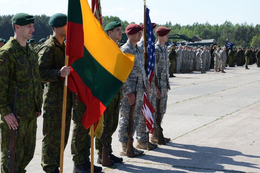 U.S. and Lithuanian forces hold Black Arrow allied exercise in Rukla