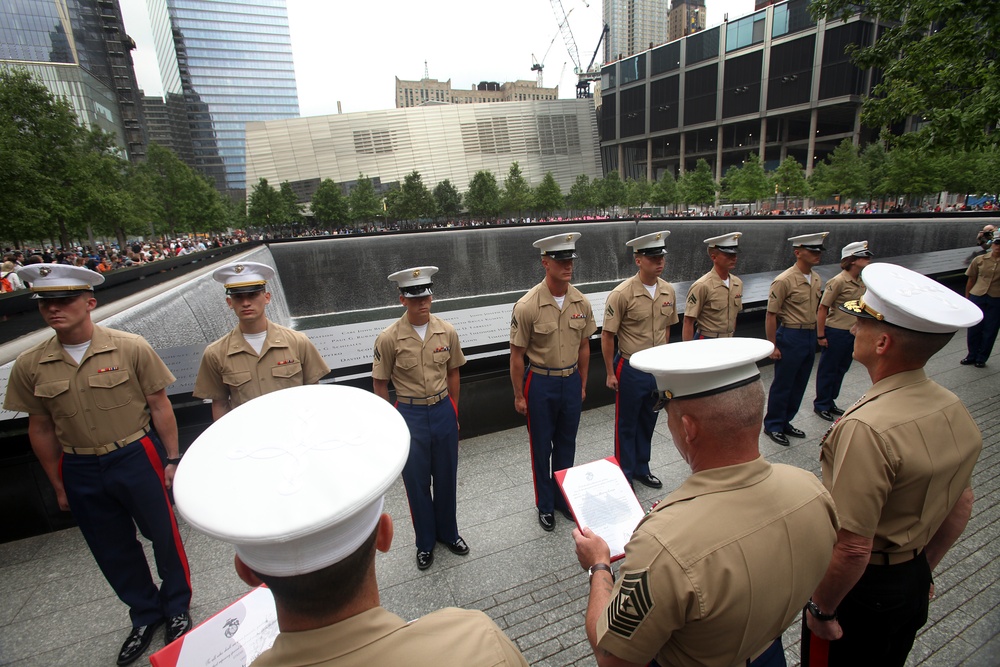 Promotion at 9/11 Memorial