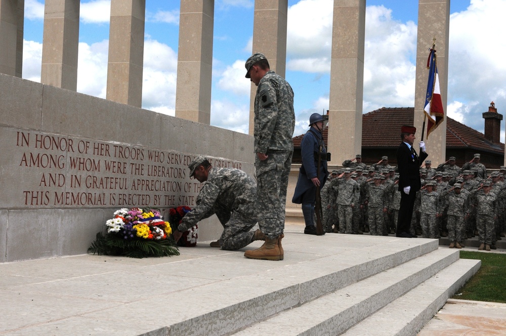 Pennsylvania’s 28th ID soldiers honor their WWI brothers-in-arms during ceremony in France