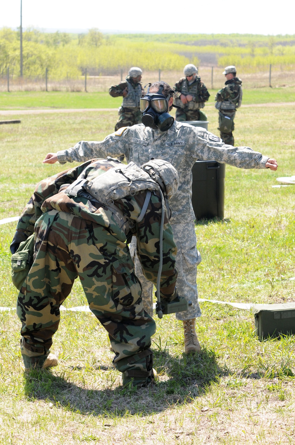 340th chemical soldiers train during Maple Resolve