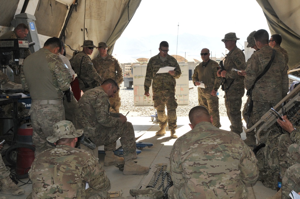 Spartan Soldiers ensure route safety in Afghanistan